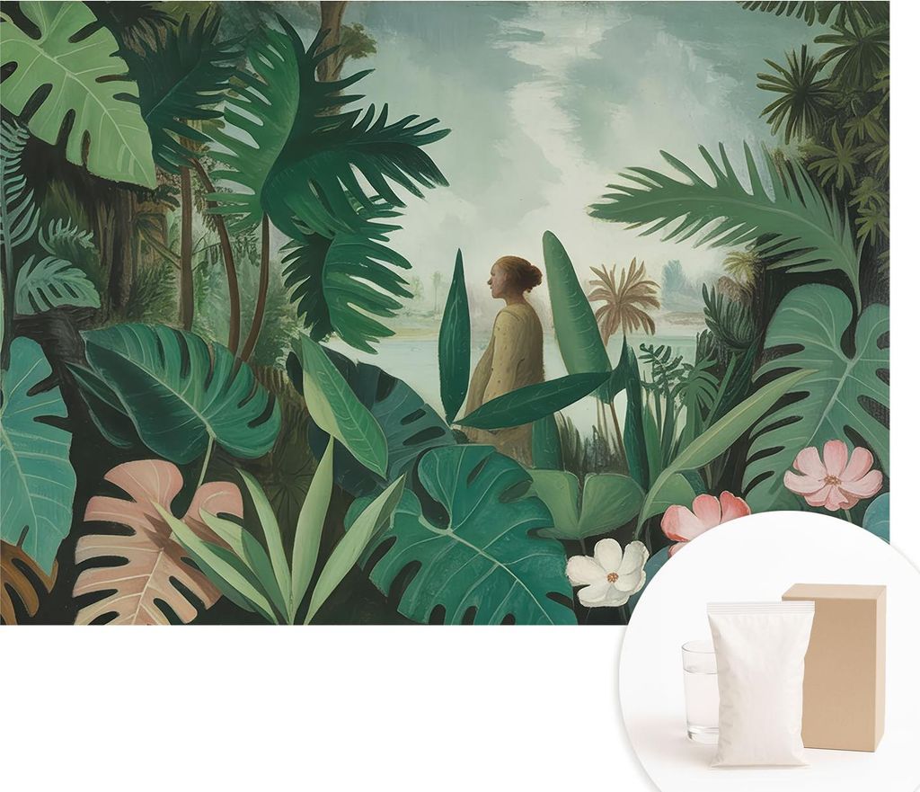 Fototapete - Wandbilder für Wohnzimmer - 208x146 cm - Dekorative Wandfolie - Modernes Design für Wanddekoration - Tapeten für Innenräume - Exot...