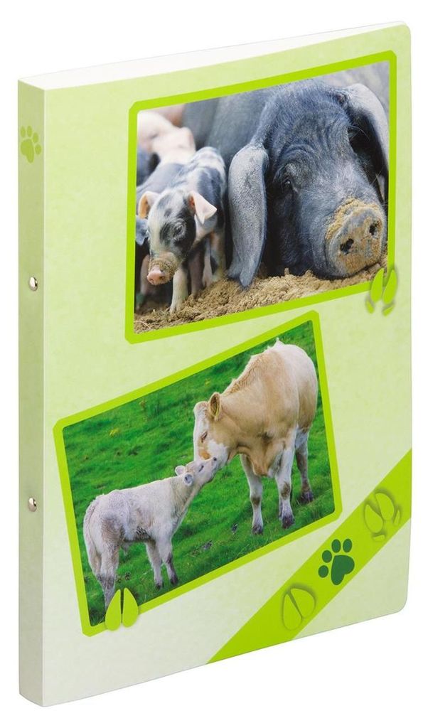 Pagna Ringbuch A4 16mm PP Bauernhof Tiere 2-Ring-Mechanik