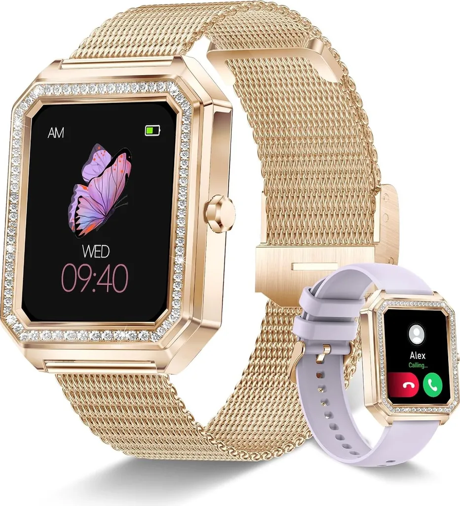 Smartwatch Donna Colesma 1.59": Chiamate AI e Salute al Polso