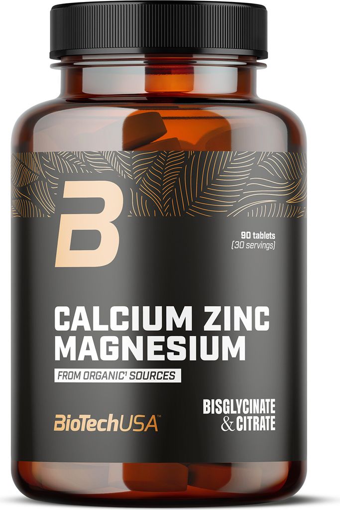 BioTech Calcium Zinc Magnesium from organic sources 90 Produktbild 