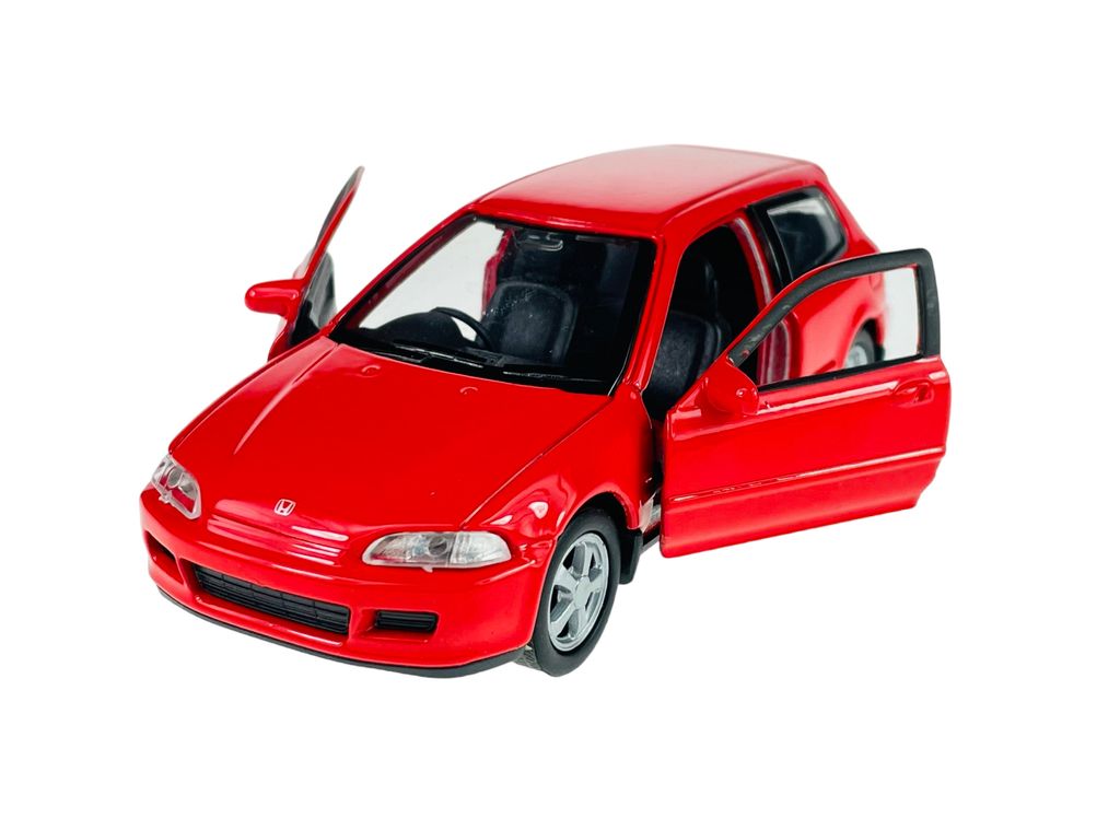 Welly 1992 Honda Civic V Rosso 1:34-1:39 Modello in metallo Immagine del prodotto 