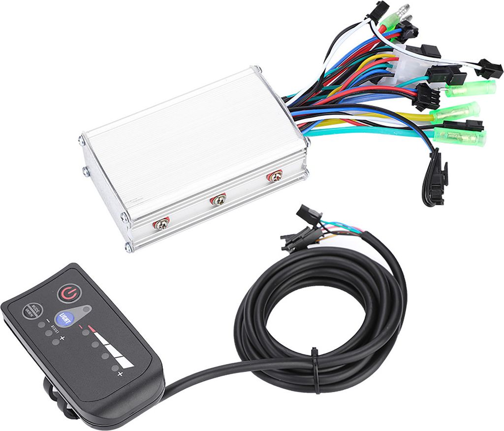 24V E-Bike Display & Controller Set, LED, brushlos, 250W/350W – regenfest & sicher – für Scooter & Elektrofahrrad