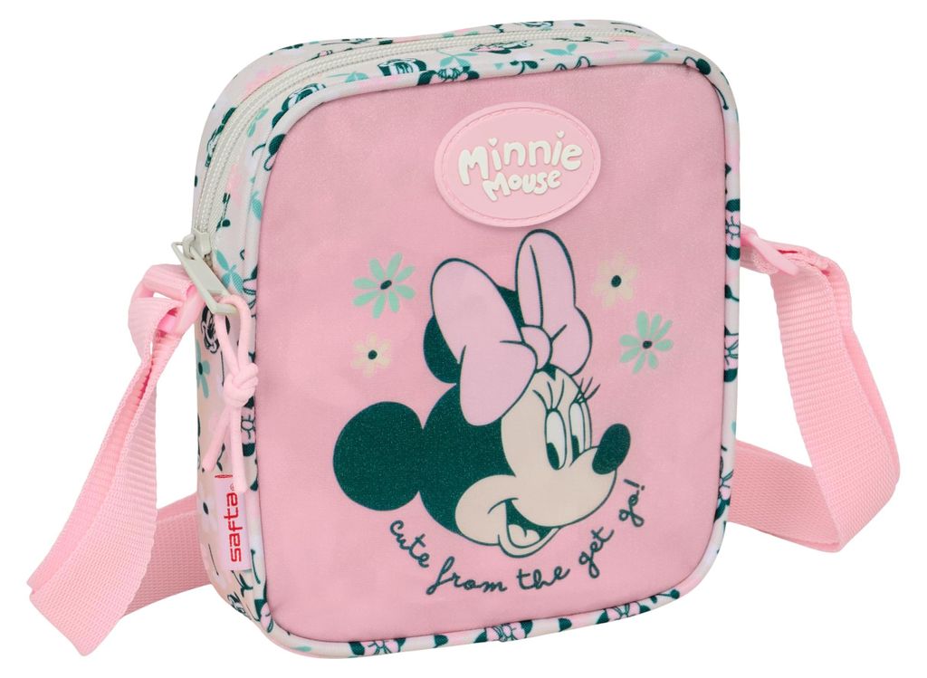 Safta Minnie Mouse schoudertas, 16x18x4 cm, roze. Kinderen, Productafbeelding 