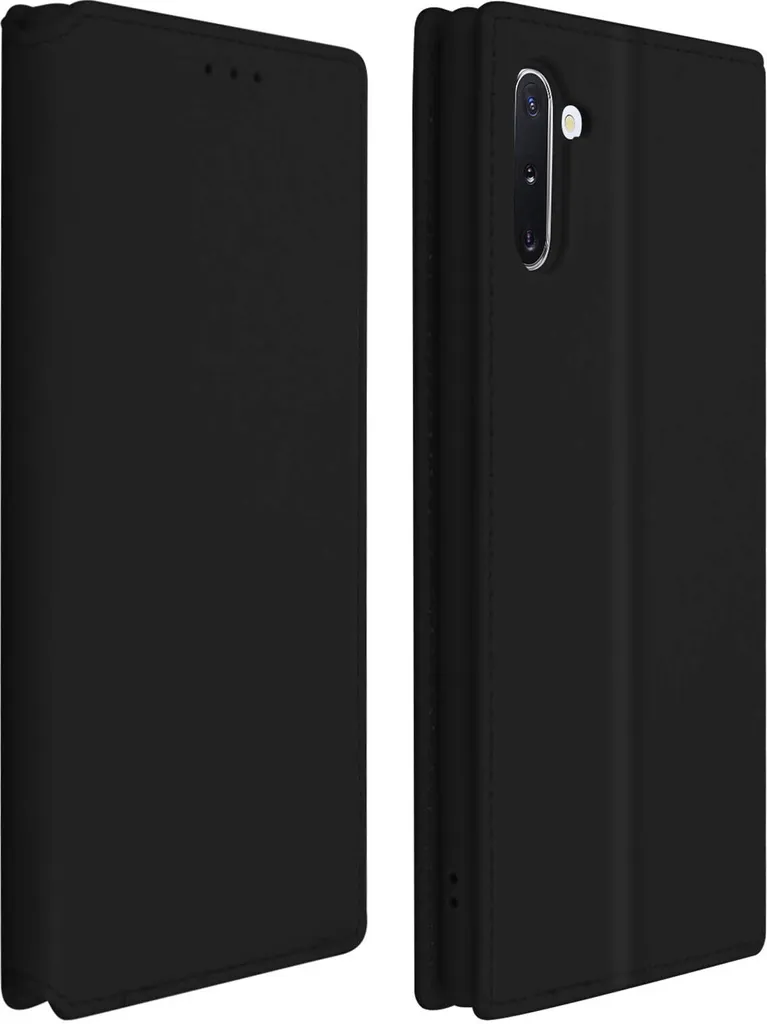 Custodia Samsung Galaxy Note 10 Avizar Classic Edition Similpelle Nera