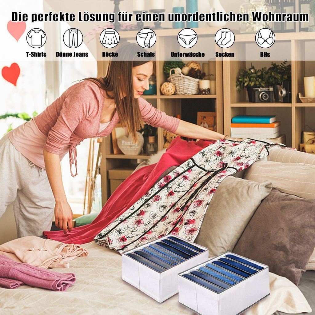 Freetoo Schubladen-Organizer 8er set, Schrank Organizer Produktbild 4