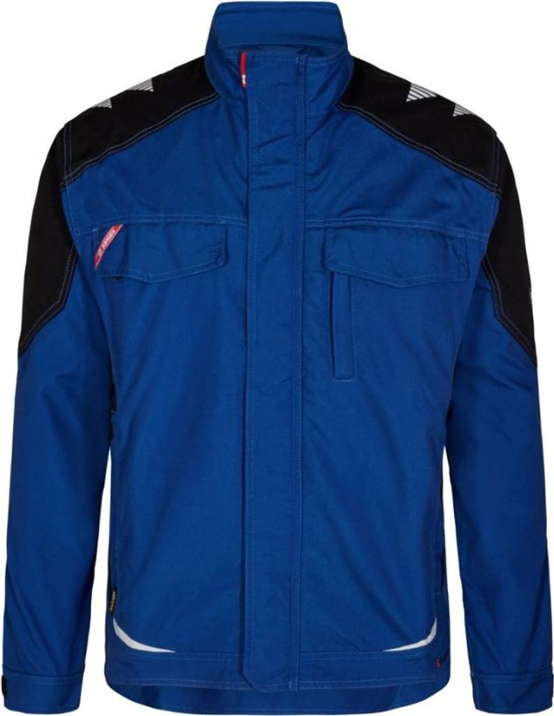 F. Engel Galaxy Arbeitsjacke, Surfer Blue/Schwarz, Gr. L