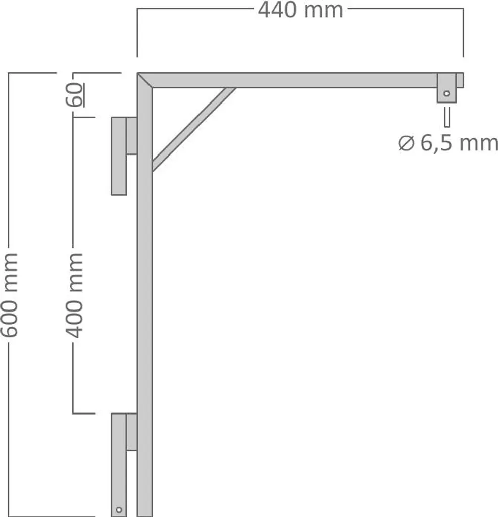 Châssis Support de Fixation pour Décorations Lumineuses de 50 cm