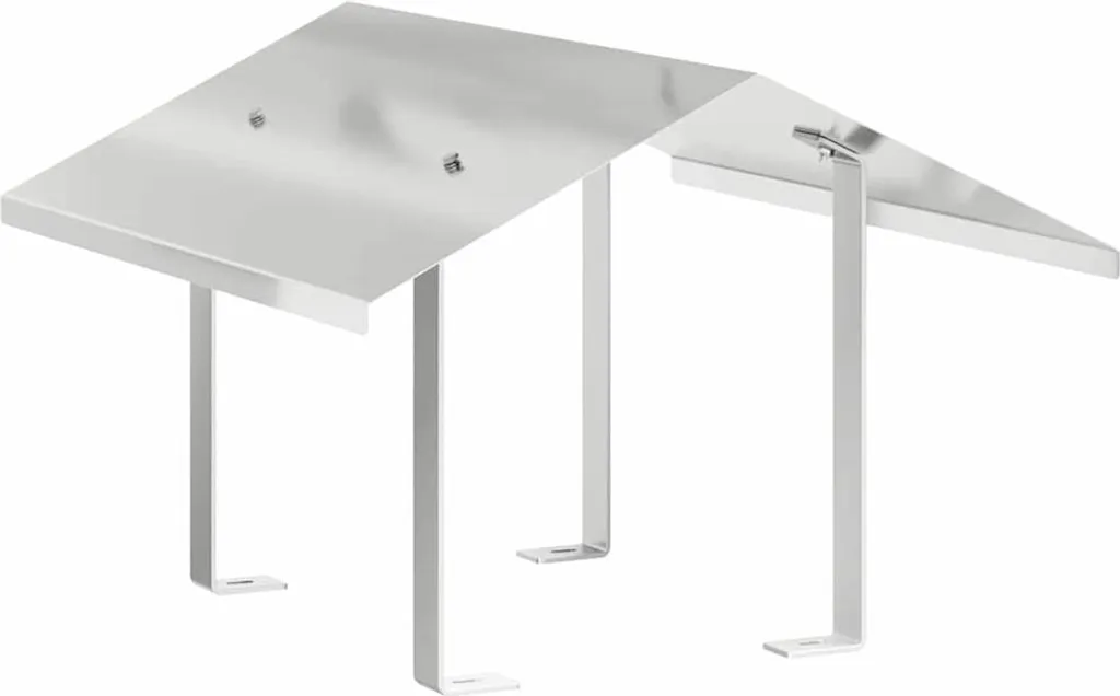 Terminale Camino Inox Argento vidaXL - Protezione Neve e Pioggia 50x60
