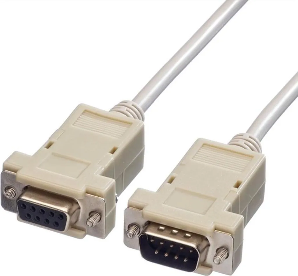 VALUE 11.99.6218 cavo seriale Beige 1,8 m DB-9