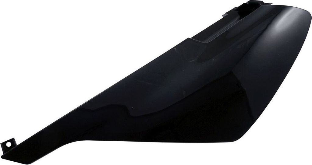 Verkleidung links Seite hinten passend Derbi Senda schwarz