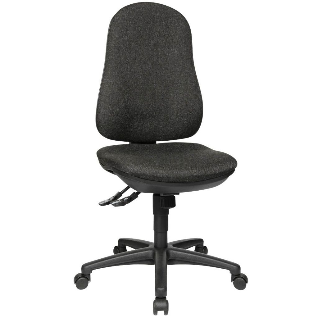 Topstar Bürostuhl Support SY, 8550 G22 anthrazit, schwarz Stoff