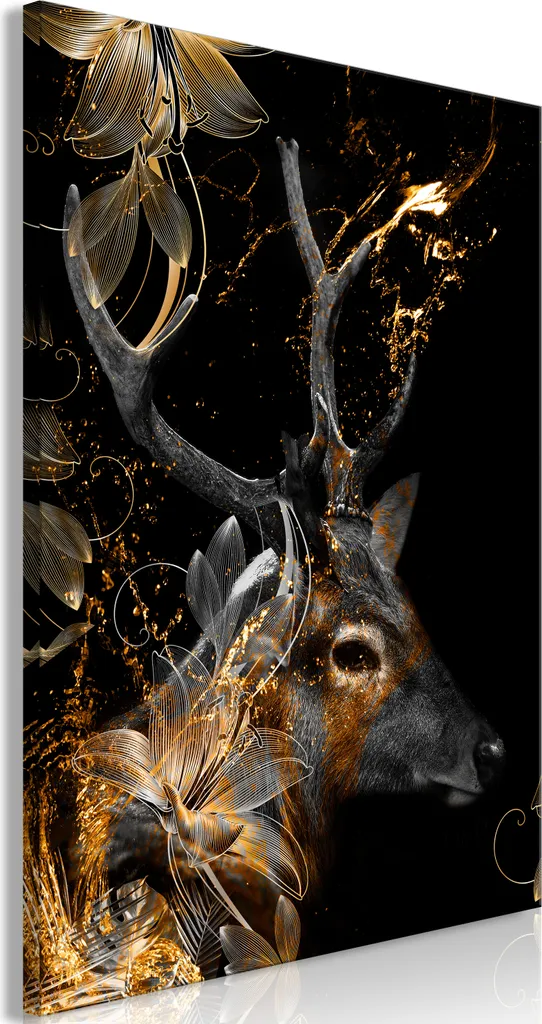 Tesoro del Bosco: Quadro su Tela Verticale 60x90 cm Natura e Animali
