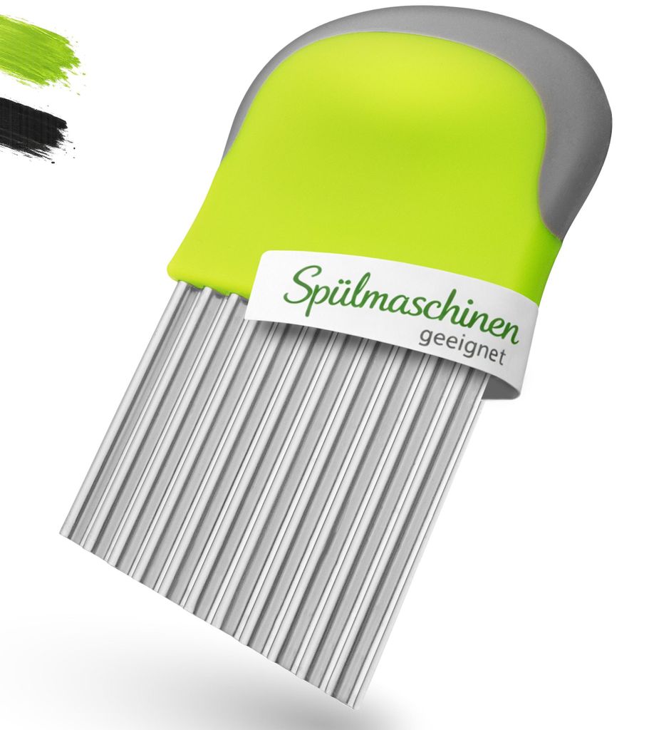 Villkin Wellenschneider – Edelstahl Riffelmesser für Gemüse Produktbild 