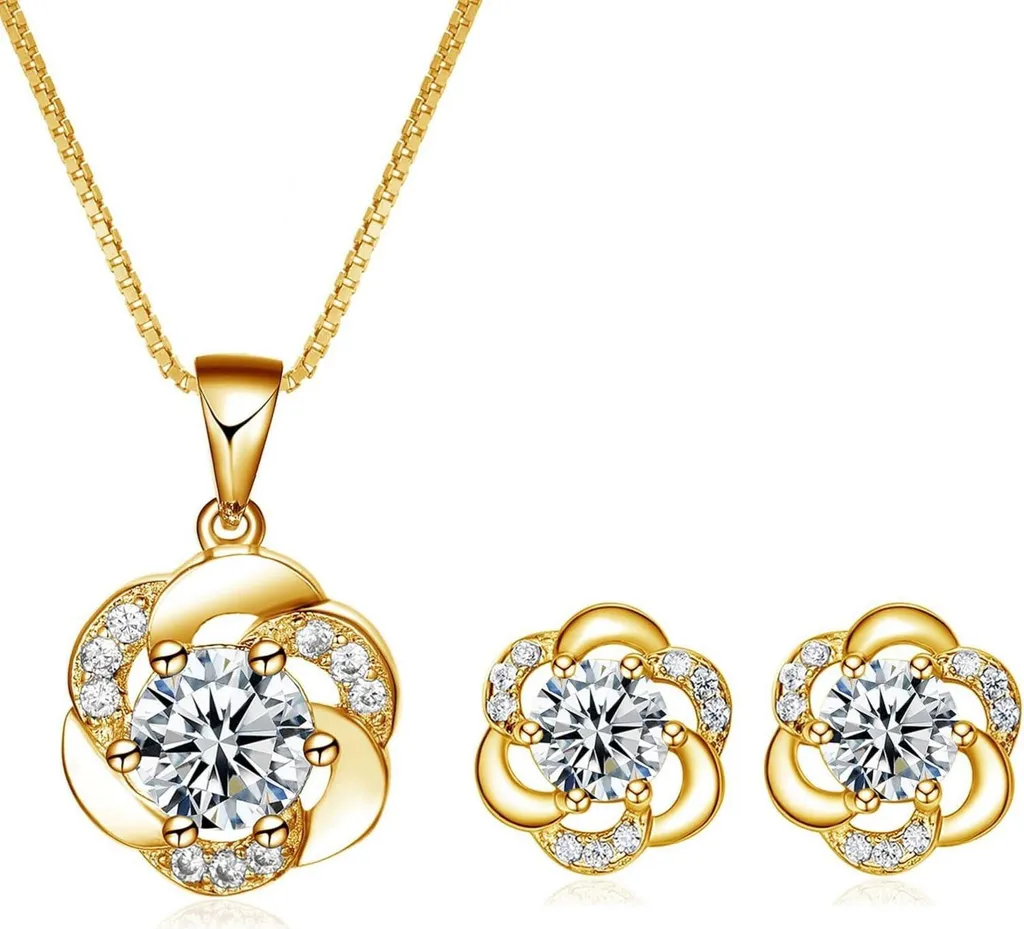 Parure Josfeva Argento 925 Floreale: Accessori Donna Eleganti