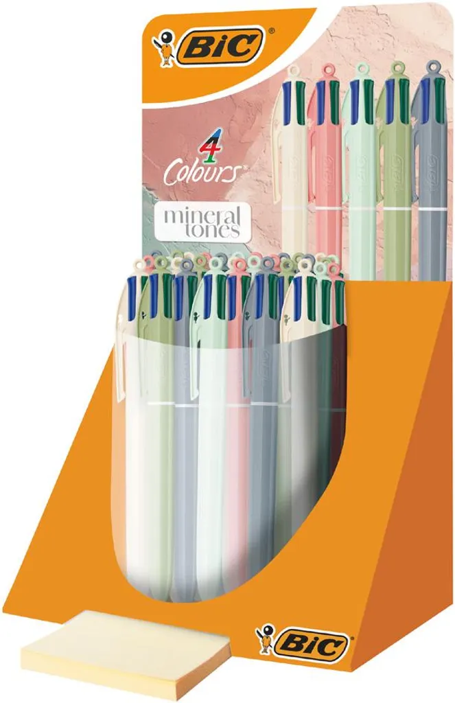 BIC 4 Couleurs Mineral Tones : Fini de Chercher vos Stylos au Fond du Sac