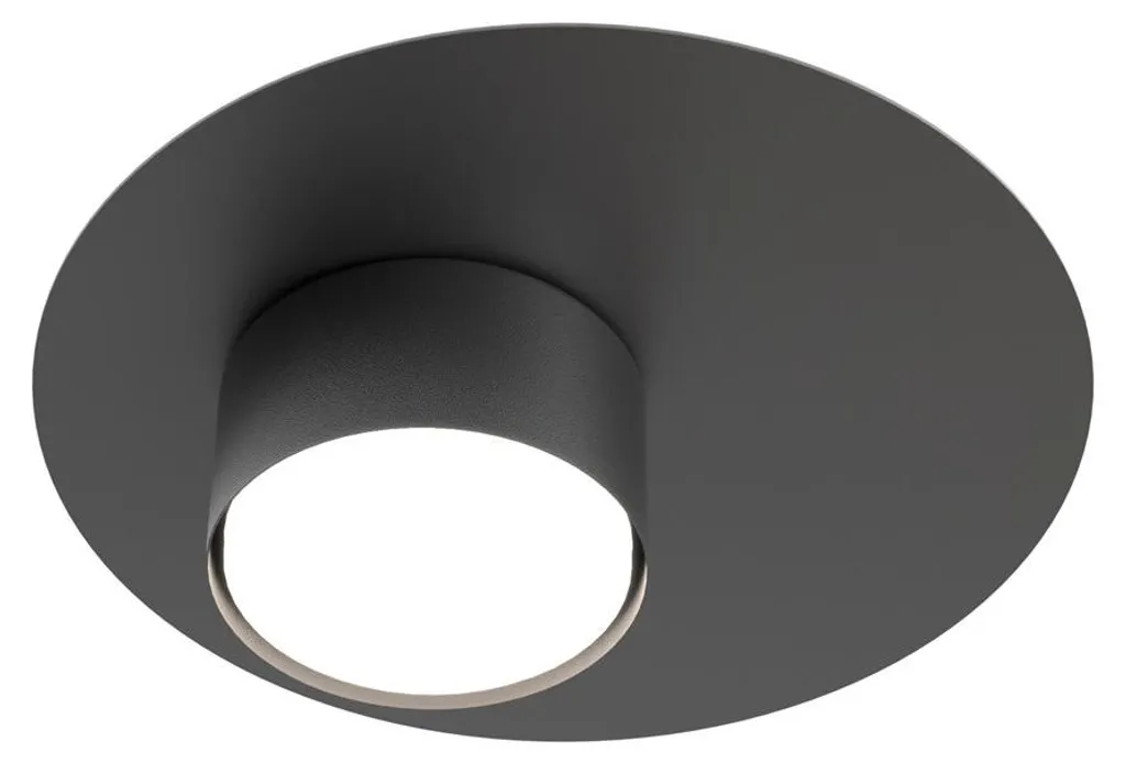 Spot en métal noir BOLX Emibig 1xGX53 10W IP20 format compact 20x20cm