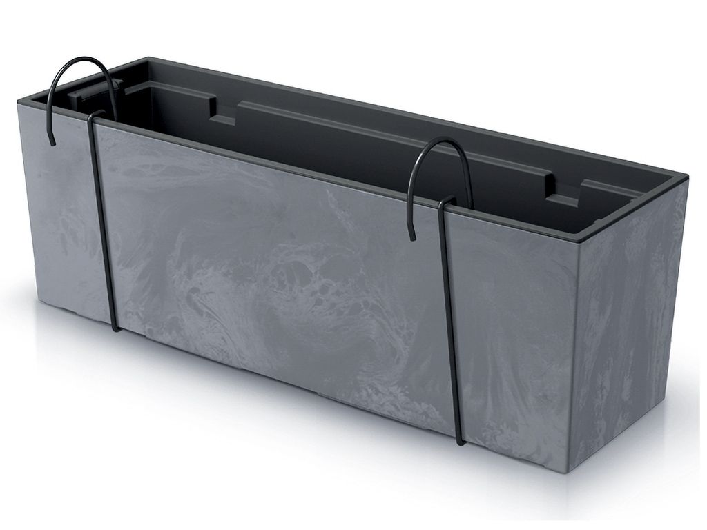 nabbi Balkonkübel aus Kunststoff DUC600EW 58 cm - Marengo Produktbild 