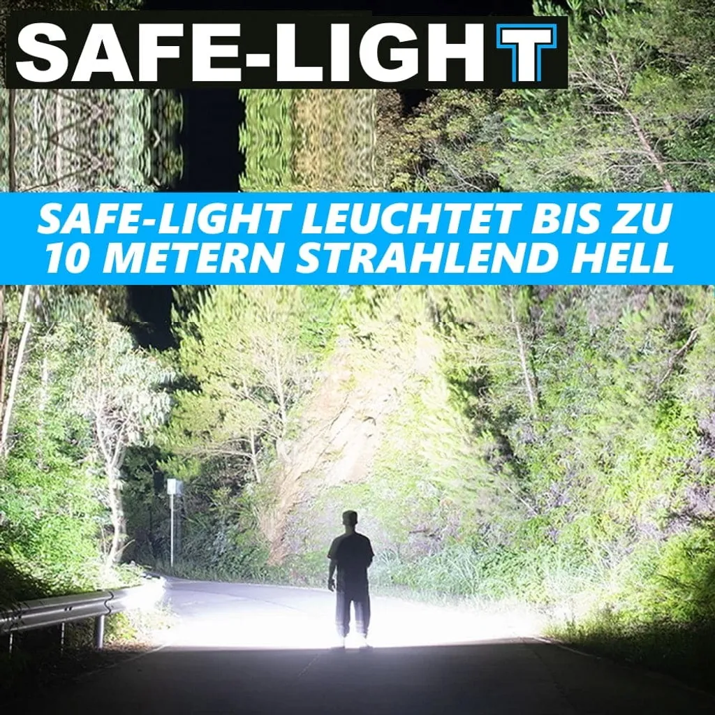 Offerta SAFE-LIGHT: Luce Sicurezza a Morsetto LED Multifunzionale - 3