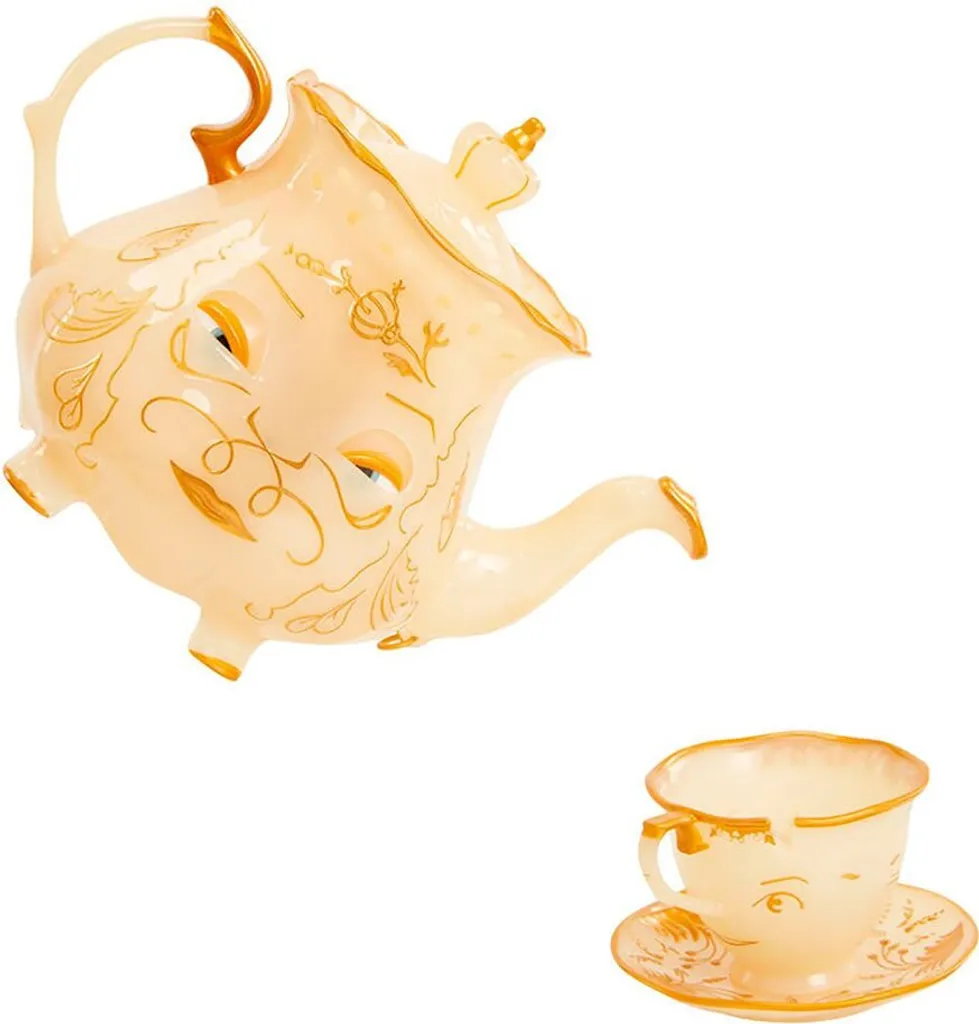 Service à thé objets enchantés pour fans de La Belle et la Bête