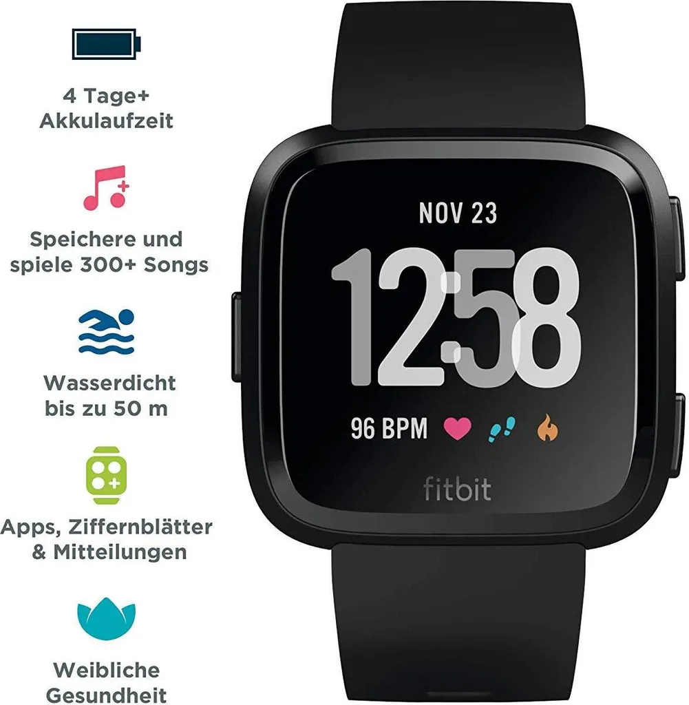 Ne Manquez Plus Rien avec la Fitbit Versa Noir : Notifications et NFC - 10