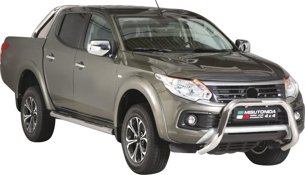 Frontbügel Frontschutzbügel für Fiat Fullback 2016-2019 ø76mm Stahl Silber
