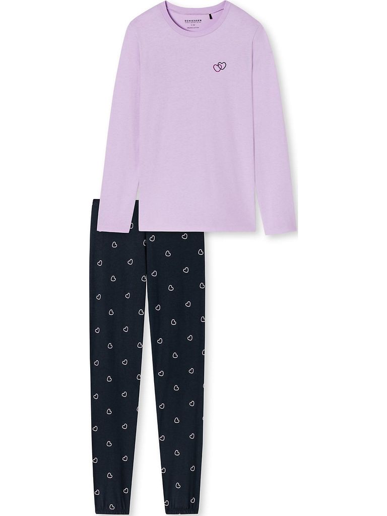 Produktbild von Lange Ärmel Mädchen PJ Personalisiert Personalisiertes Schlafanzug-Set Für Mädchen Zum 1. Geburtstag – Mit Spruch 'Wenn Ich Aufwache, Werde Ich Einer Sein' Schlafanzug 1. Geburtstag