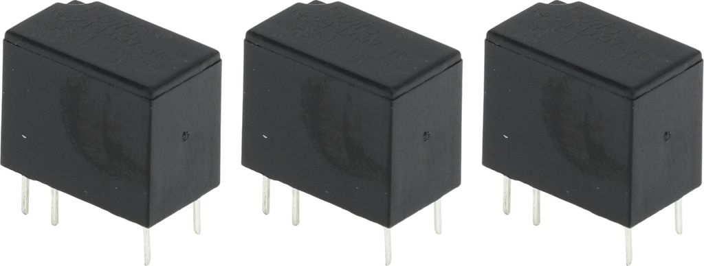 6 Pins DC9V 2A 3 Stück Auto Relais Wasserdichtes Auto Relais Auto Motorrad LKW Boot Multi Zweck Schwarz