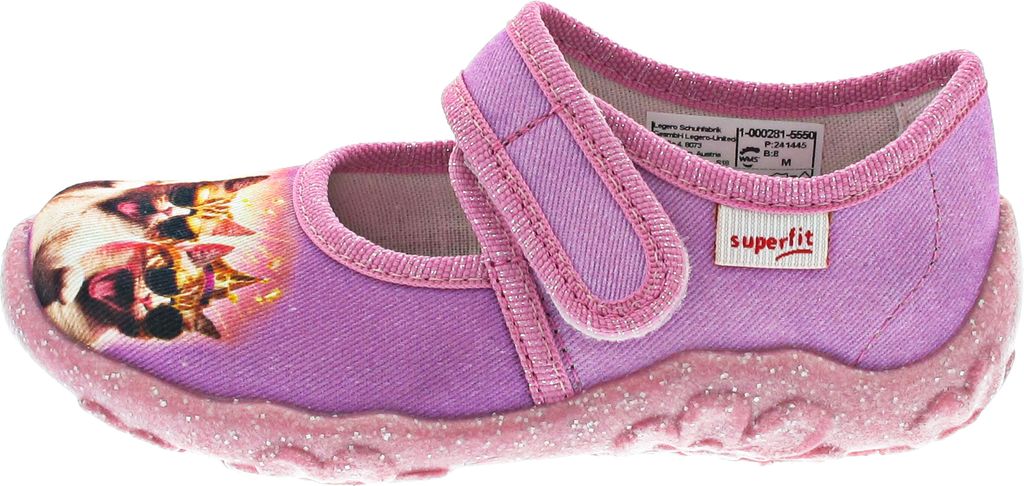 Superfit BONNY Hausschuh Rosa in Gr. 24