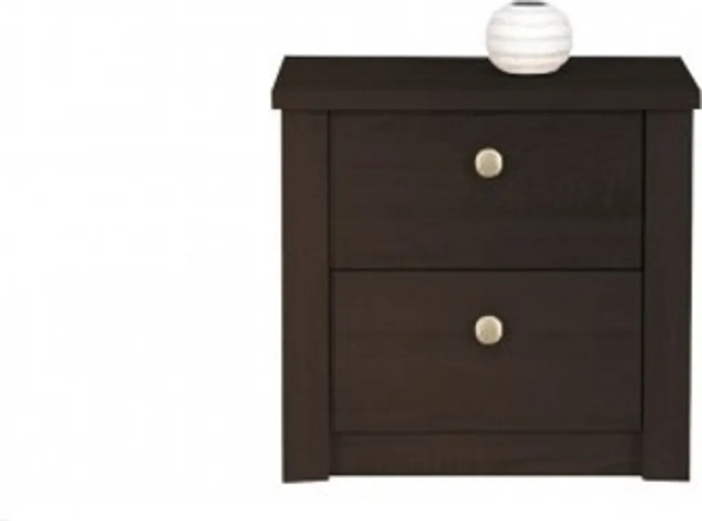 Table de nuit FRIDLEY en bois chêne sonoma chocolat pour petite chambre