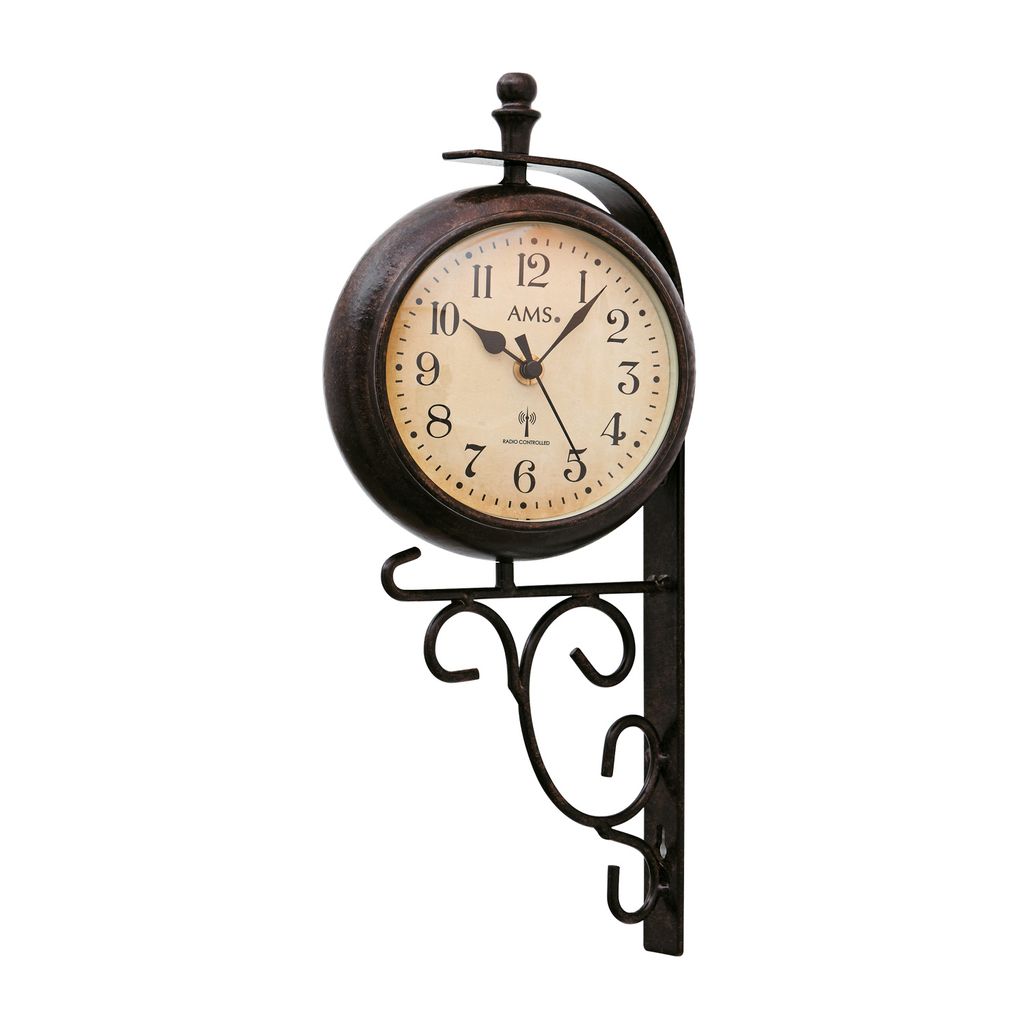 Orologio da parete con termometro 5961 AMS radiocontrollato Immagine del prodotto 