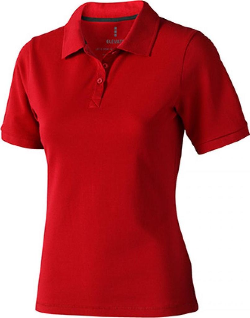 Elevate 38081 | Damen Calgary Poloshirt Piqué - Farbe: Red - Größe: XXL