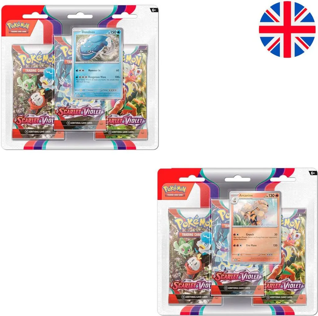 Tripack Pokémon SV01 Écarlate et Violet avec 3 Boosters sous Blister - 4