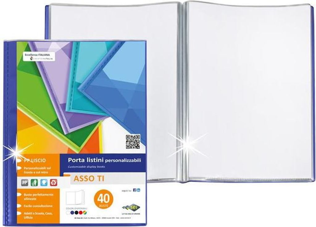 SEI Rota Asso TI Präsentations-Mappe Polypropylen (PP) Blau