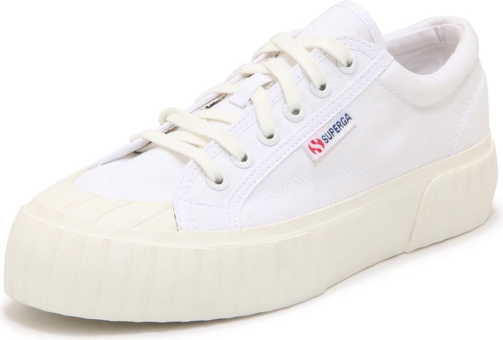 O6681 Sneaker Donna Superga 2631 Streifen Plattform Frau Produktbild 