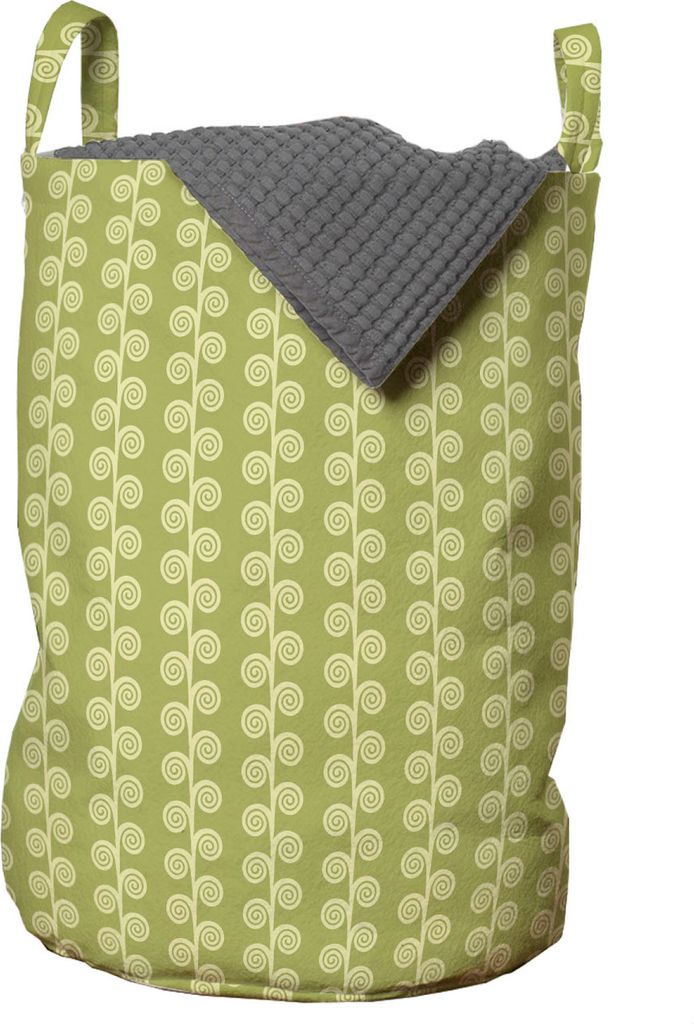 ABAKUHAUS Abstrakt Wäschesack, Vertikal Continuing Strudel, Wäschekorb mit Griffen Kordelzugverschluss für Waschsalons, 33 cm breit x 49 cm hoch...