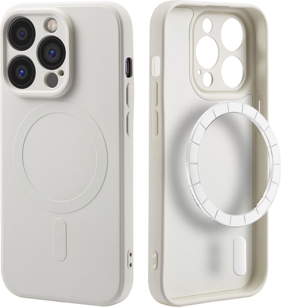 imoshion Color Back Cover mit MagSafe iPhone 14 Pro - Beige Produktbild 