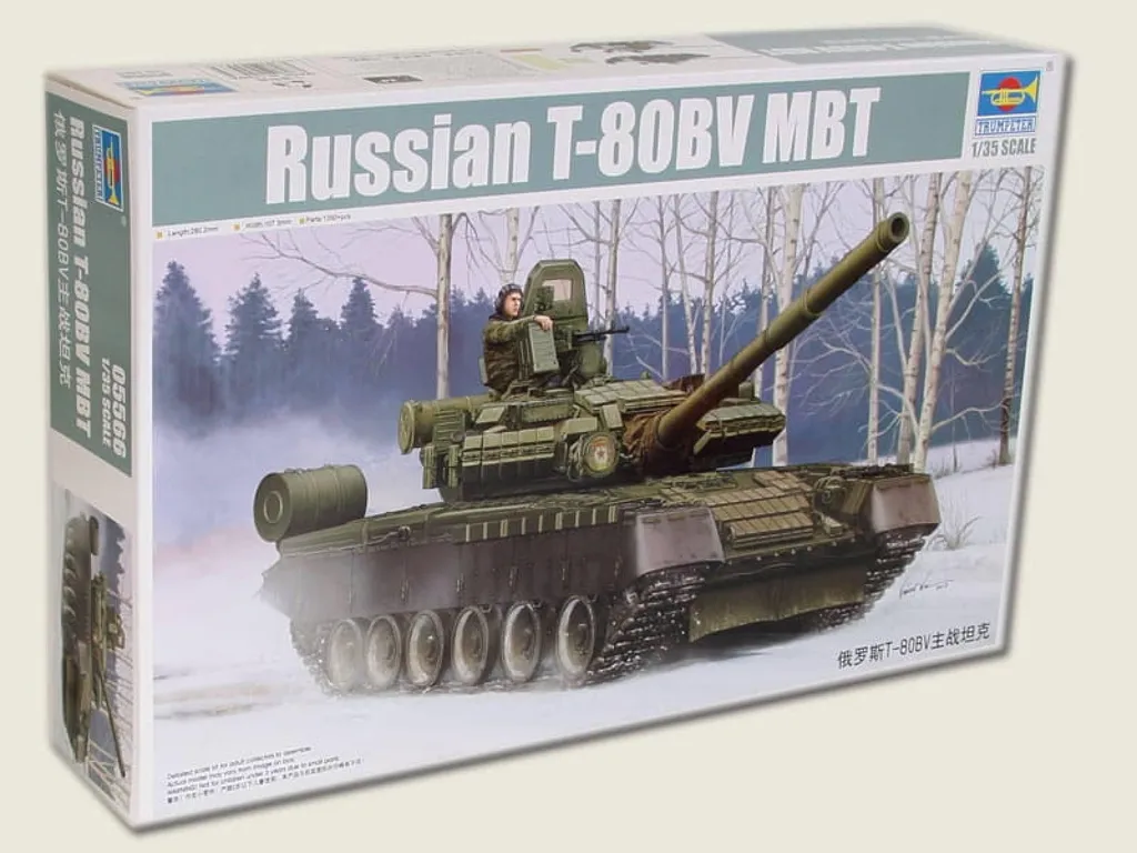 Char T-80BV Trumpeter 05566 Maquette précise sans défaut de moulage