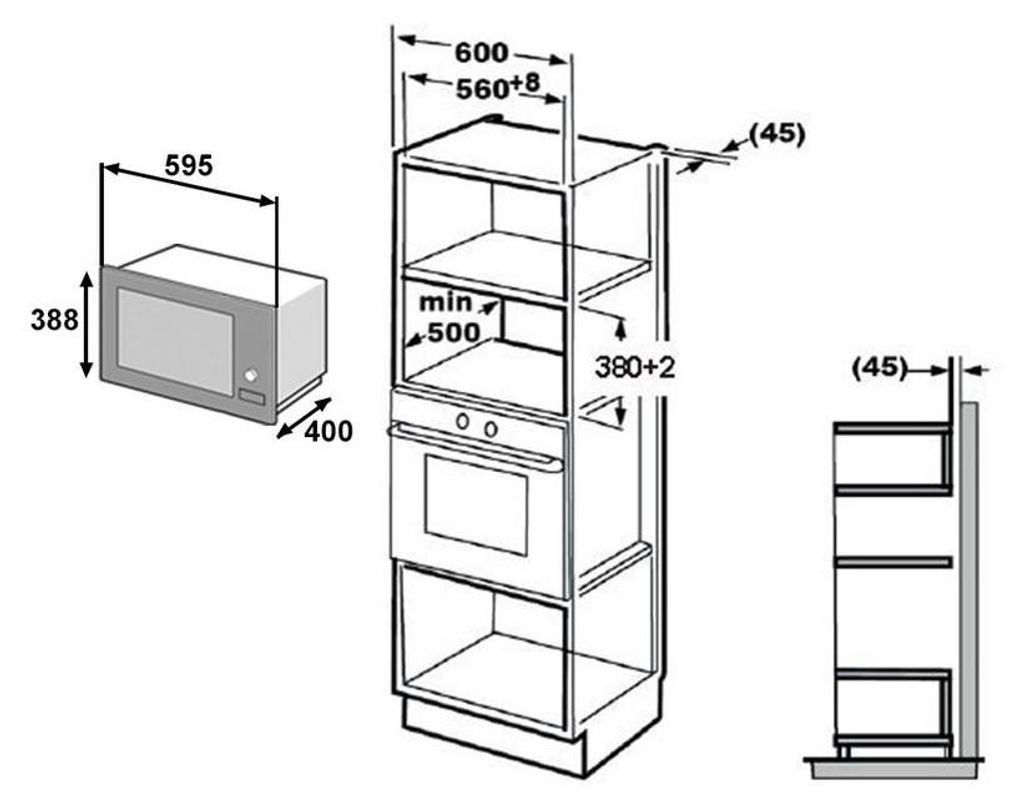 Beko BMGB25332BG, Wbudowany, Mikrofalówka grill, 25 l, 900 Zdjęcie produktu 