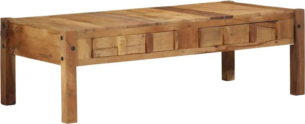 Table basse de salon 110x55 cm idéale pour apéritifs entre amis