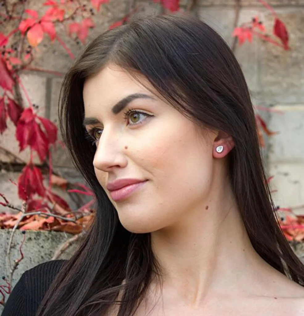 Boucles d'oreilles argent scintillant AGUP1782L - Reflets cristallins