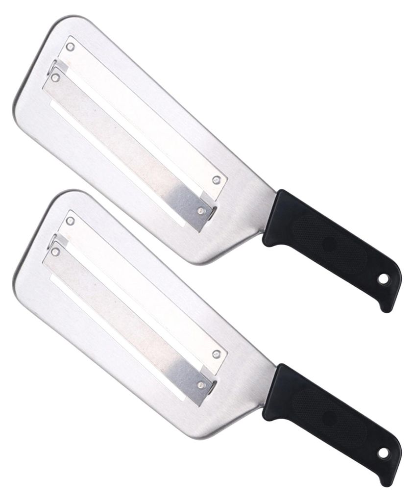 Doppelklingen-Kohlhobel, Gemüseschneider, Salatschneider aus Edelstahl für Kohl, Salat, Karotten, ergonomisches Küchenutensil für die Zubereitu...
