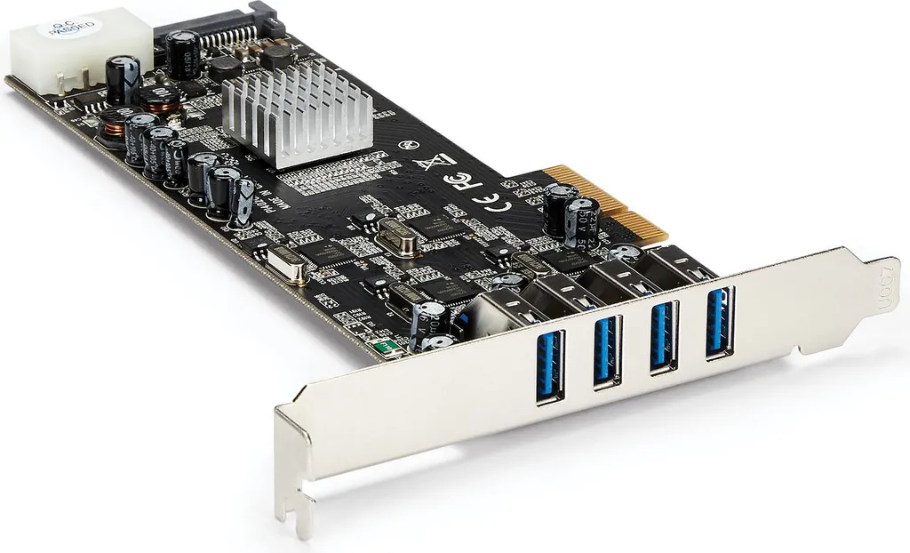 Carte Contrôleur PCIe USB 3.0 StarTech - 4 Ports Dédiés pour PC de Bureau
