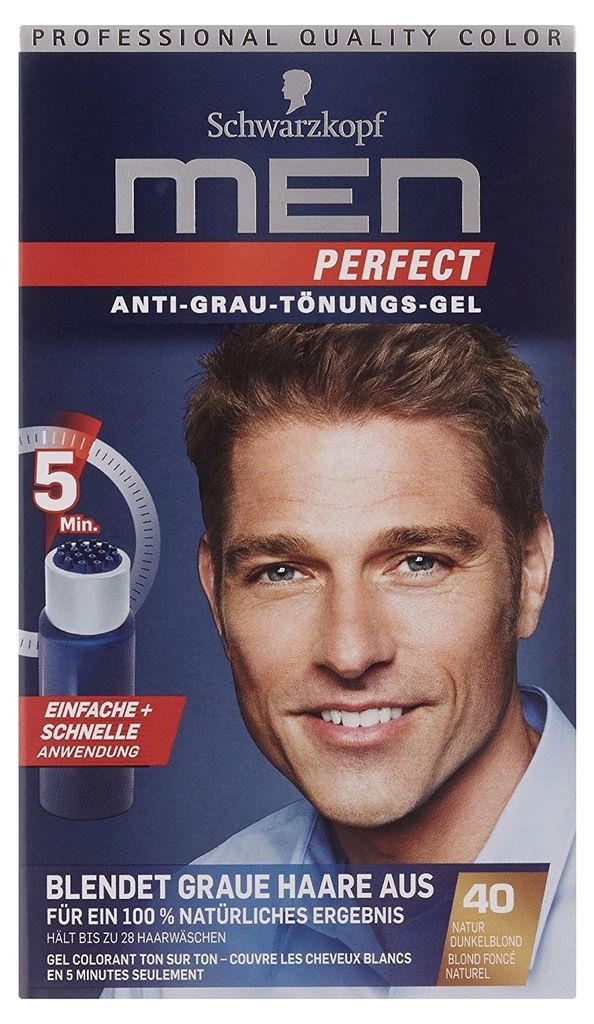Tónovací gel Men Perfect Anti-Grey Level 2, 40 Natural Dark Obrázek produktu 