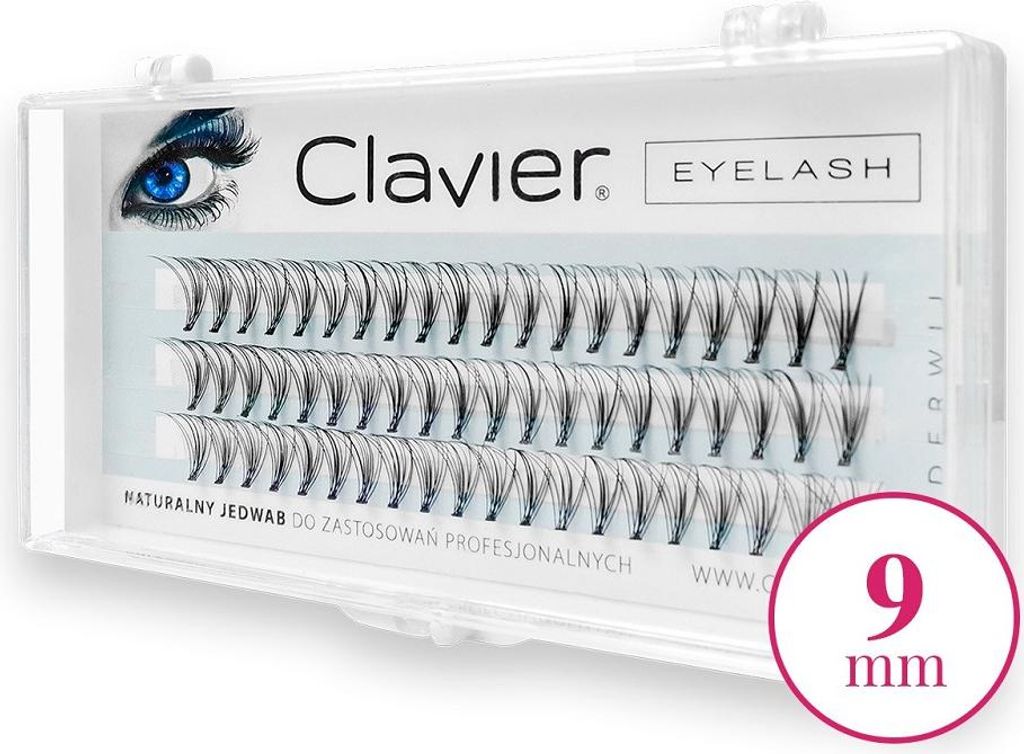 extensions de cils en soie 9mm pour des cils naturels et Image du produit 