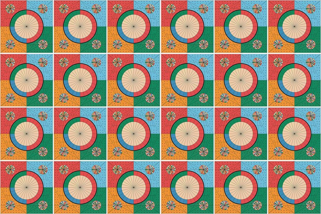 Fliesenaufkleber 20 x 20 cm – 24 Stück – Selbstklebend – Wasserfest – Pflegeleicht – Hitzebeständig – Für Küche & Bad – Bunte Ret...