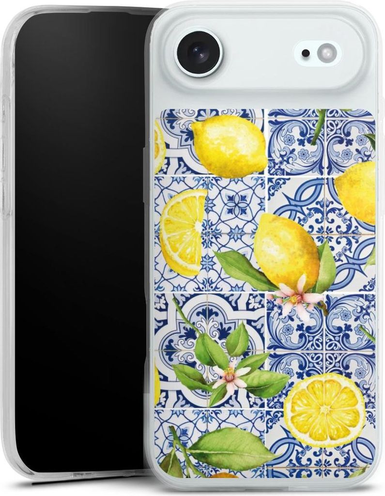 DeinDesign Slim Hülle für Apple iPhone Air Silikon Case Ultra Dünn Handyhülle Griechenland Muster Zitrone
