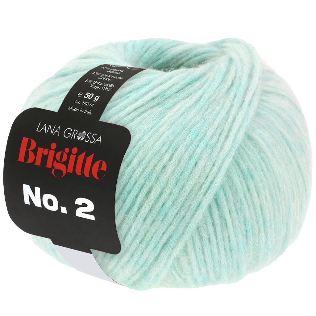 Lana Grossa - Brigitte No. 2 0051 eisblau Produktbild 