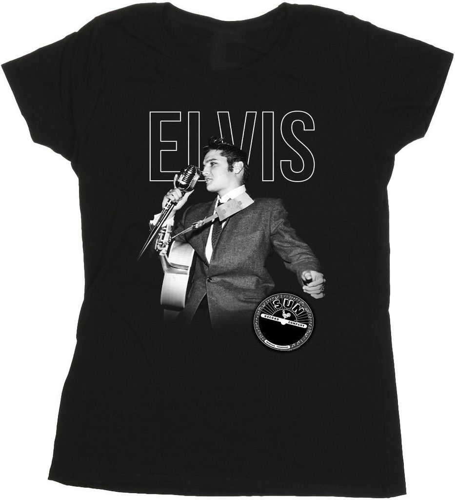 Elvis - T-Shirt für Damen BI37845 (XXL) (Schwarz)
