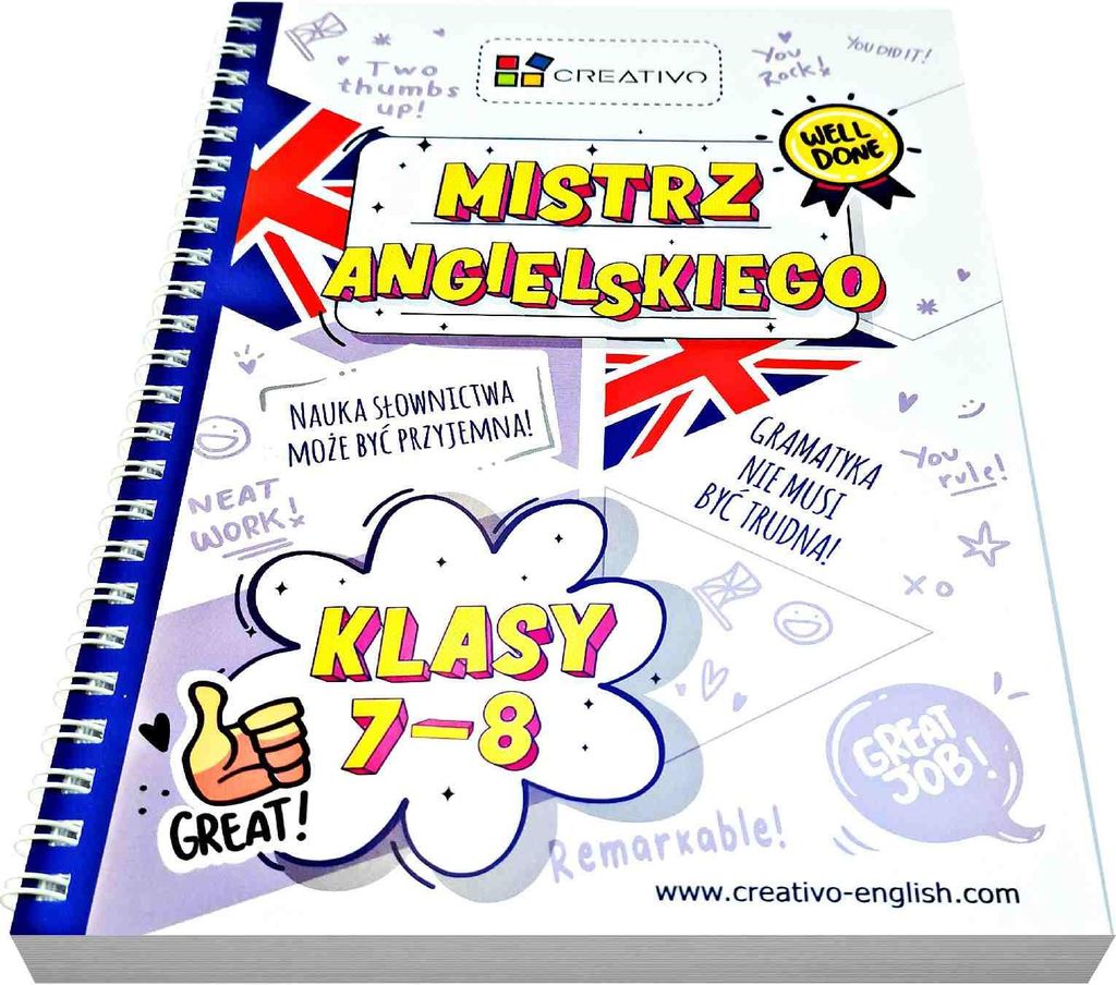 Mistrz angielskiego - szybki i skuteczny kurs dla uczniów klas 7 i 8