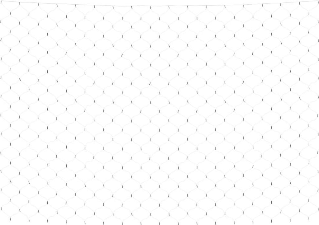 vidaXL LED-Lichternetz Warmweiß 3x3 m 306 LEDs Indoor Outdoor